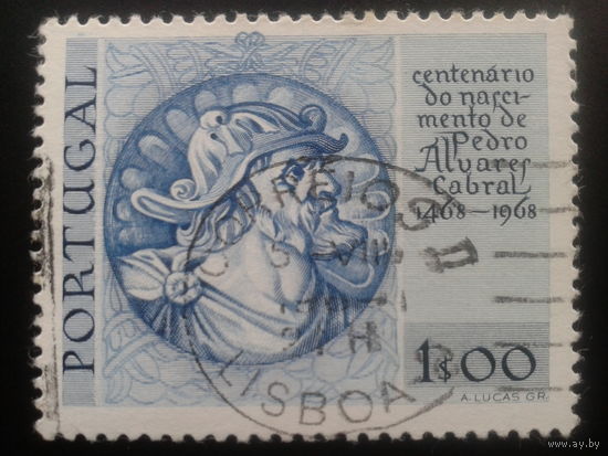 Португалия, 1969. Педру Альварес Кабрал, первооткрыватель Бразилии