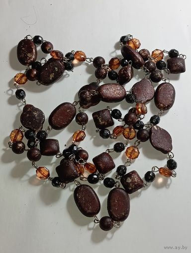 Бусы . Распродажа винтажный бижутерии с рубля !