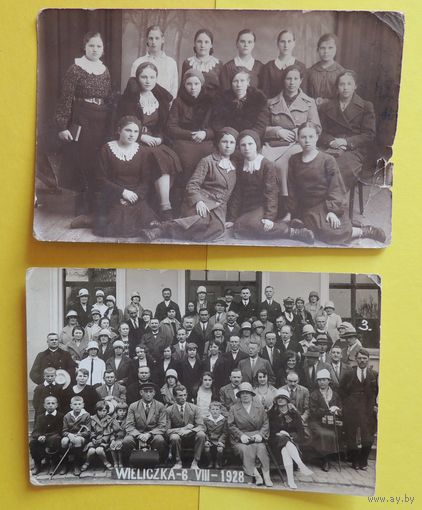 Фото групповые поляков, 1920-е гг. Цена за единицу