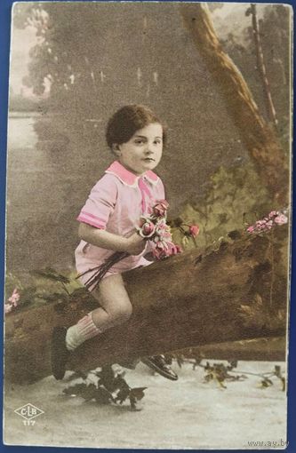 Детская открытка. Франция. Начало 20-го века.