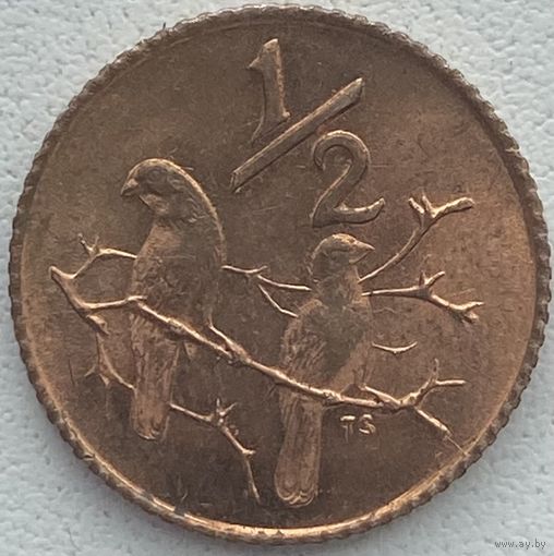 ЮАР 1/2 цента 1970 г. Состояние