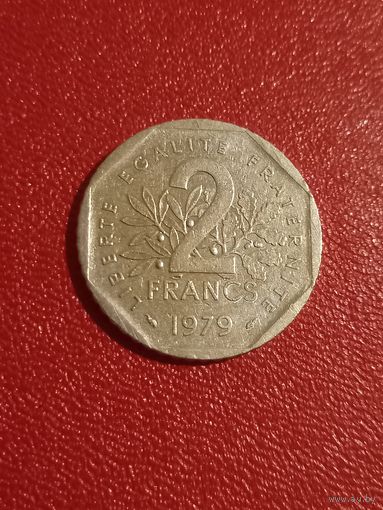 Франция, 2 франка 1979г.