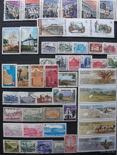 Продажа коллекции с 1 рубля! Культура и искусство на почтовых марках мира.