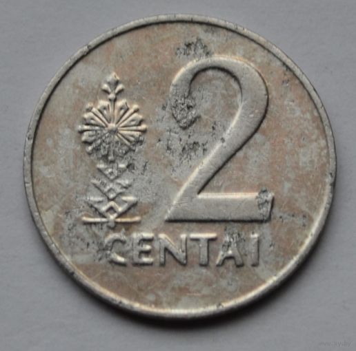 Литва, 2 цента 1991 г.