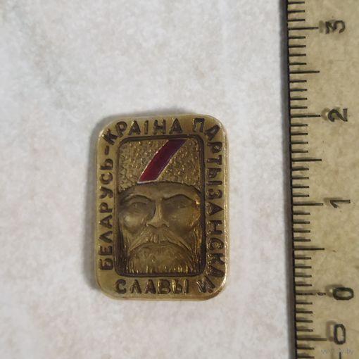 Значок. Беларусь - страна партизанской славы.