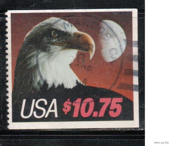 США-1985, (Мих.1750 D),  гаш., Фауна, Орел, Луна(одиночка)