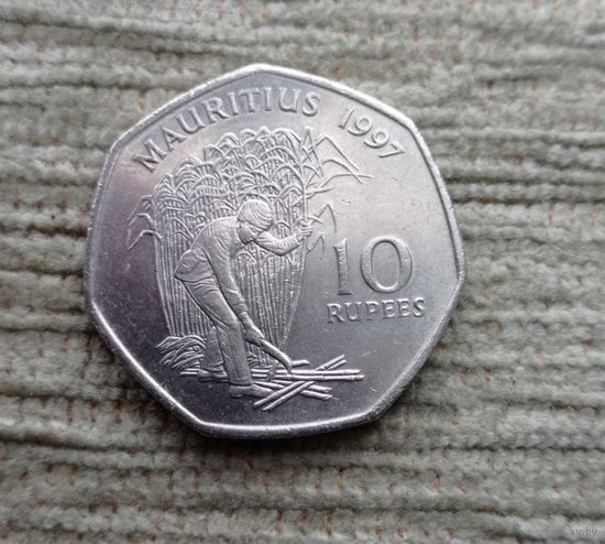 Werty71 Маврикий 10 рупий 1997 Блеск