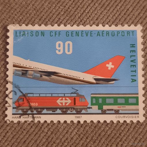 Швейцария 1987. Женевский аэропорт