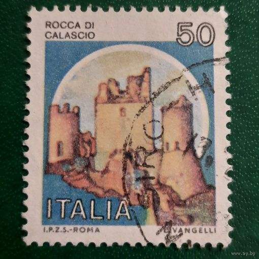 Италия. Архитектура. Замок Rocca di Calascio