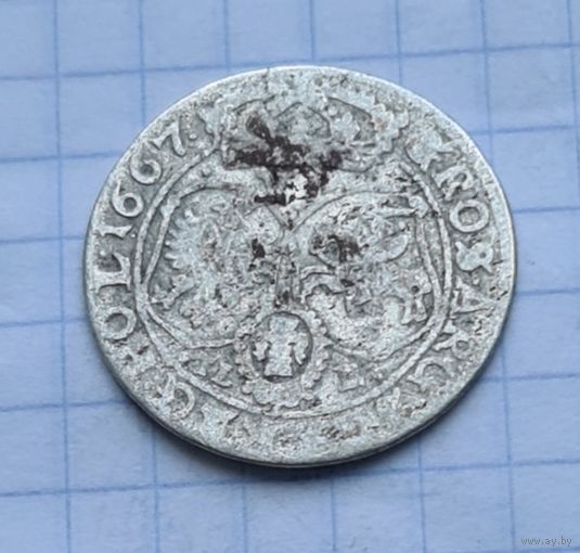 6 гроша 1667 год