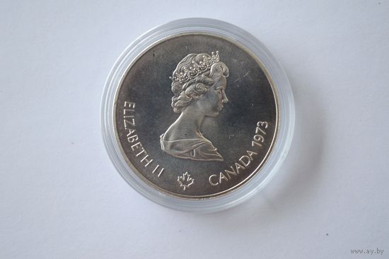 Канада, 5 долларов, 1973 год, XXI летние Олимпийские Игры, Монреаль 1976.