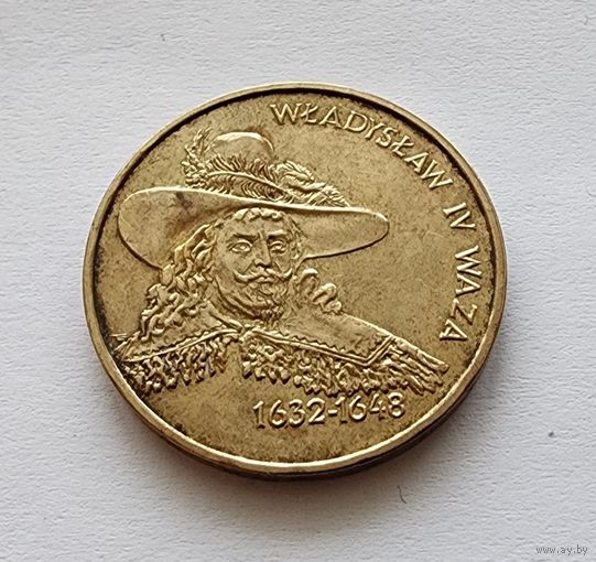 Польша 2 злотых, 1999 Владислав IV Ваза