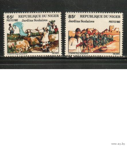 Нигер-1982 (Мих.782-783) ** , Фрукты, Сады (полная серия)