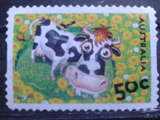 Австралия 2005 Домашняя ферма, корова