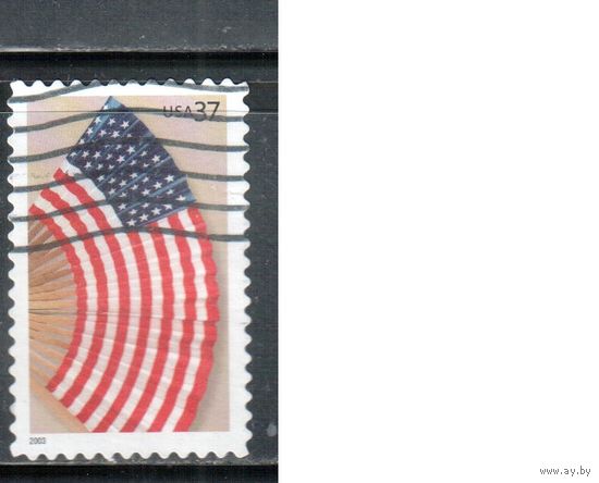 США-2003 (Мих.3739) ,  гаш. , Флаги,