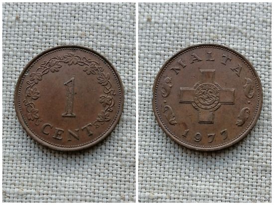 Мальта 1 цент 1977
