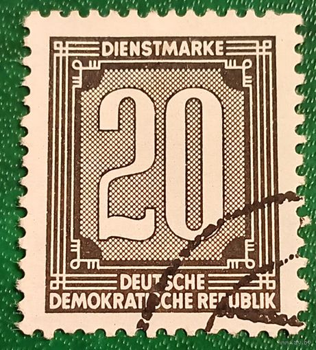 ГДР 1956. Служебная марка