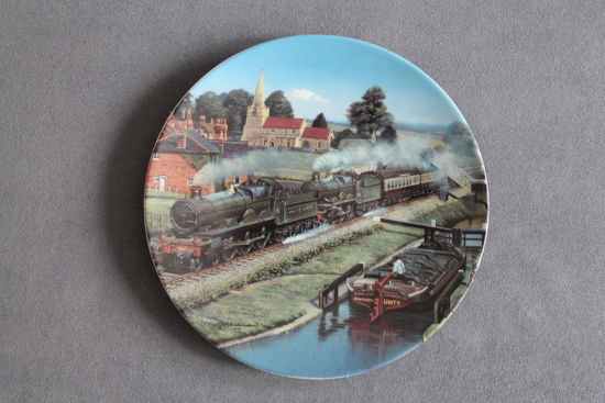 Тарелка коллекционная настенная [Англия, Davenport, Morning Bright, Bradex #26-D8-20.4] D=19см.