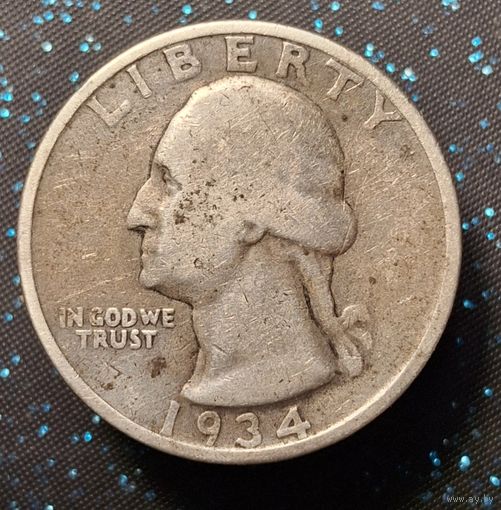 25 центов квотер 1934 сша распродажа коллекции