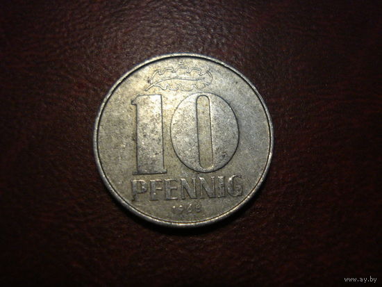 10 пфеннигов 1968 год ГДР