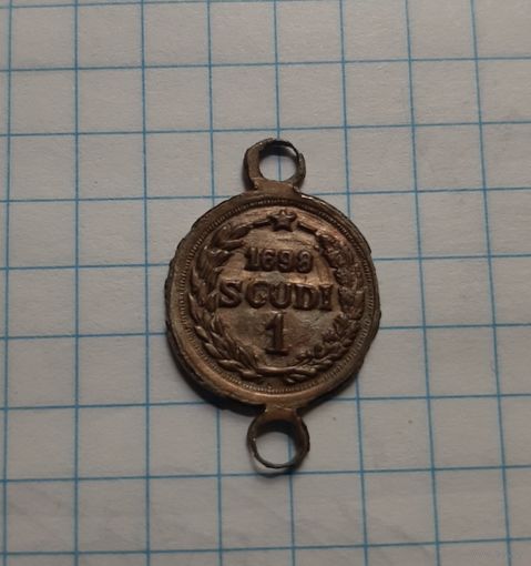 Токен 1 scudi 1698, Сан-Марино