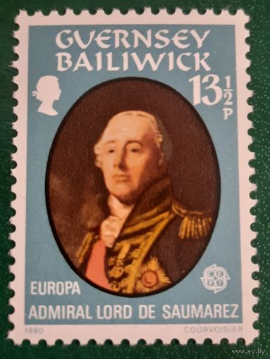 Гернси 1980. Адмирал Lord de Saumarez