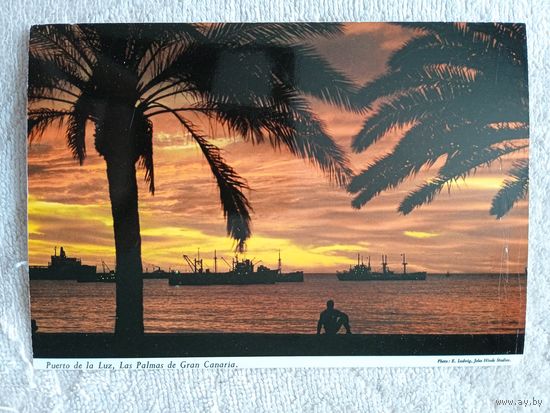 Канарские острова, залив Пуэрто-де-ла-Лус, рассвет