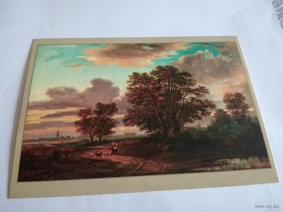 Открытка 2012г. А. Гараускi. Вечар у Мiнскай губернi.