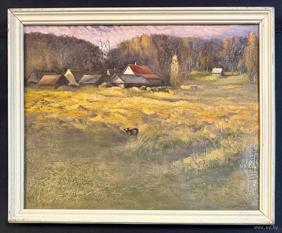 Скрипниченко Г.С; "белорусский Дали". "Германавiвы" 2007г;44/54,5см.с учетом рамы