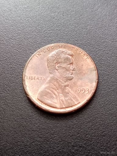 США 1 цент 1993 г.
