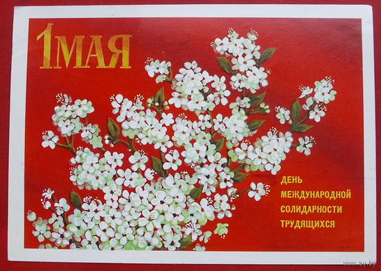 1 Мая! Подписанная. 1978 года. Срывков. 673.