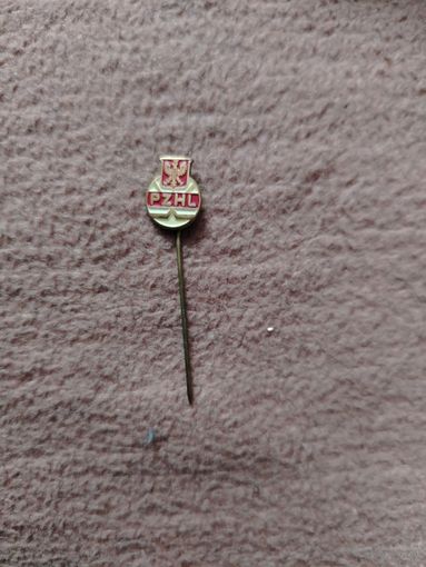 Значек Польша хоккей, булавка, тяжелый.