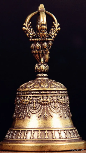 Колокольчик в Восточном стиле Бронза