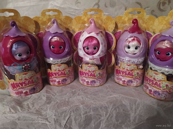 Набор мини кукол от Zapf Creation(куклы гусеницы 5 единиц+12 божьих коровок одним лотом-)для коллекционеров