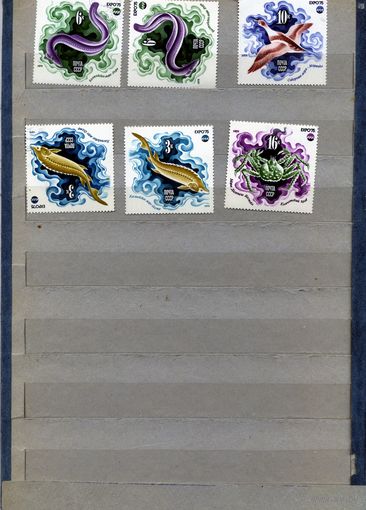 СССР, 1975, экспо-75 **, ФАУНА, ЗКОЛОГИЯ, 6м по 30 коп шт