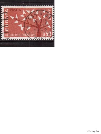 Франция-1962 (Мих.1412) , гаш. , ЕВРОПА