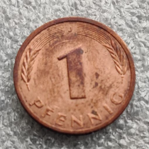 Германия 1 пфенниг  1989 г.