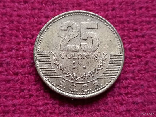 Коста-Рика 25 колон 2001 г.