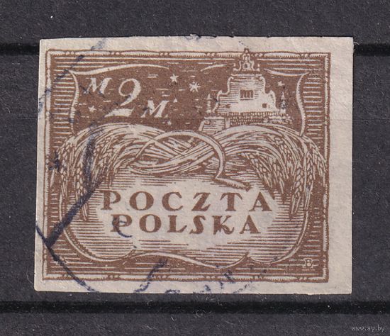 368. Польша. 1919 г. Стандарт. 2 М. Mi.#98.