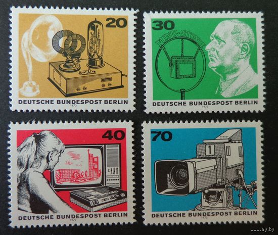 Западный Берлин 1973 Mi455-58 MNH