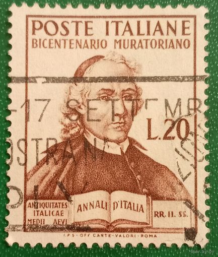 Италия 1950. 200 летие со дня смерти Людовик Муратори