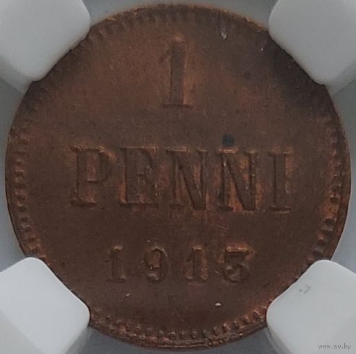 1 пенни 1913 MS-62 BN ННР