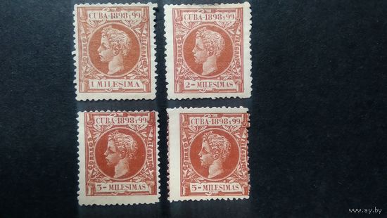 КУБА \н26\ 1898-1899 король