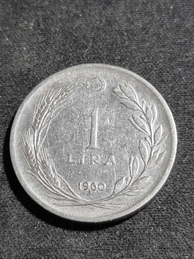 Турция 1 лира 1960