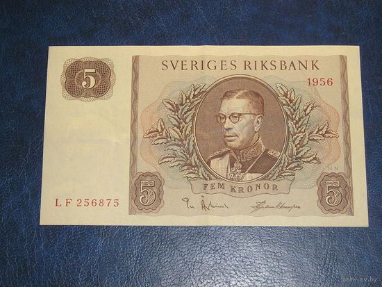 Швеция 5 Крон 1956