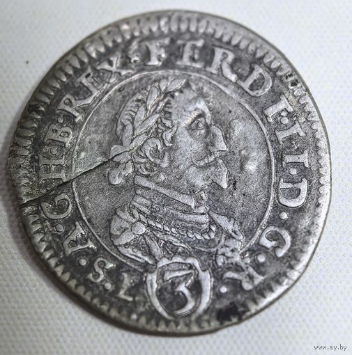 3 крейцера 1626 год., Австрия. Фердинанд II.(1619 - 1637).