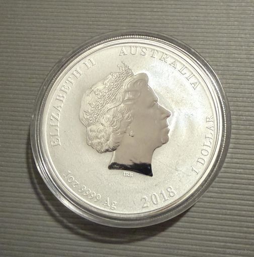 1 доллар 2018 г. Австралия-Год собаки