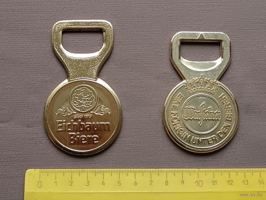 Коллекционные открывалки из Германии (прошлый век), тяжмет, в наличии остались только 2 шт. разные, цена за 1 шт., к-37 (3658)