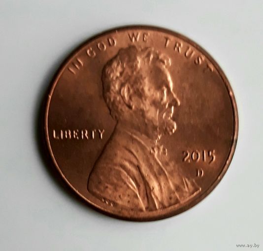 США. 1 цент 2015 г. D