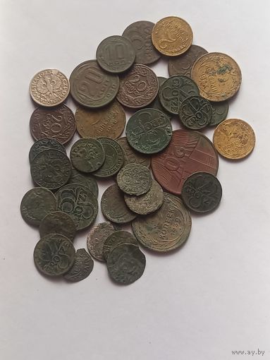 Монеты разные , с 1 рубля, без мц